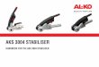 AKS 3004 STABILISER - alko-tech. · PDF filecaravan/trailers, with a minimum ... when opening or closing the handle, to reduce injury risks. ... FOR YOUR OWN SAFETY PLEASE CHECK THE