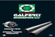 forged Pipes Special Forged Products - Galperti · 24“ 900# barred tee with gc compact flanges material f60 length 4 metres forged shell for vessel o.d. 1584 mm, i.d. 1300 mm, length