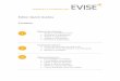 Editor Quick Guides - Evise 14.01.33 Editor...SUMMARY E-LEARNING FOR Editor Quick Guides Contents Before Peer-Review Send a submission back Withdraw a submission Reject a submission