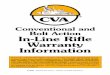Conventional and Bolt Action In-Line Rifle Warranty ...pdf.textfiles.com/manuals/FIREARMS/cva_inline.pdf · E Specific Cautions for Safe Use of CVA In-Line ... arm, write or call