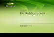 CUDA CUBLAS Library - developer.download.nvidia.comdeveloper.download.nvidia.com/.../CUBLAS_Library... · PG-00000-002_V1.0 1 NVIDIA CHAPTER1 The CUBLAS Library CUBLAS is an implementation
