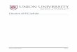 Elective APPE Syllabi - Union University · Each of the following Elective APPE Syllabi are designed to provide a general ... oral presentation slides or handout) should be uploaded