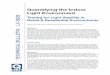 Quantifying the Indoor Light Environment LX-5026 …€¦ · Quantifying the Indoor Light Environment Testing for Light Stability in Retail & Residential Environments ... Skin/Museum/Newspaper