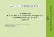 VAAFM Title VI / Limited English Proficiency Plan 2017agriculture.vermont.gov/sites/ag/files/pdf/meat_poultry_inspections... · VAAFM Title VI / Limited English Proficiency Plan 2017-18