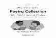My Very Own Poetry Collection - Amazon S3 Very Own Poetry Collection 101 Sight Word Poems for Emergent Readers and ESL Students by Betsy Franco Teaching Resource Center For Debbie