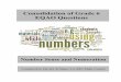 Consolidation of Grade 6 EQAO Questions - … · Consolidation of Grade 6 EQAO Questions Number Sense and Numeration Compiled by Devika William-Yu (SE2 Math Coach)