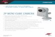 IP MINI-CUBE CAMERA - Advanced Technology VideoA)_ATV7340313-02... · ON-BOARD STORAGE, IP MINI-CUBE CAMERA ... with included ATVision IP Remote Management Software > ONVIF Compliant