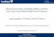 Wind Tunnel Tests and Wake Effects of Pitch and Load ... Schottler ForWind, University of Oldenburg Wind Tunnel Tests and Wake Effects of Pitch and Load Controlled Model Wind Turbines