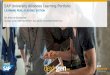SAP University Alliances Learning Portfolio - QUTuccweb01.qut.edu.au/tech_support/download/LearningHub/LearningHu… · SAP University Alliances Learning Portfolio LEARNING HUB, ACADEMIC