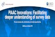 PIAAC Innovations: Facilitating deeper … Innovations: Facilitating deeper understanding of survey data. ... Example of responses of four respondents and their total score, ... Mulan