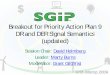 Breakout for Priority Action Plan 9 DR and DER Signal Semantics (updated)€¦ ·  · 2013-08-30DR and DER Signal Semantics (updated) Session Chair: David Holmberg Leader: ... Vocabulary