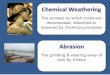 Chemical Weathering - science-class.netscience-class.net/literacy/Word_walls/earth_science/WW_weathering... · Chemical Weathering The process by which rocks are decomposed, dissolved