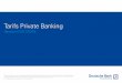 Tarifs Private Banking - Deutsche Bank Belgium · Cette brochure donne un aperçu de quelques tarifs spécifiques d’application dans le cadre de votre relation Private Banking