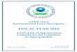FISCAL YEAR 2019 - United States Environmental … YEAR 2019 Justification of Appropriation Estimates for the Committee on Appropriations EPA-190-R-18-001 February 2018 ... With the