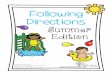 Following Directions - Tools To Grow, Inc. Follow Directions.pdf · Read the directions and color the images below. Color 3 water balloons blue. ... Color the bathing suit of the
