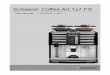 Schaerer Coffee Art 1x7 FS - Schaererusa.com - Supra ...€¦ · schaerer coffee art 1x7 fs user manual ... authorized service agent. warning: do not move machine while it is still