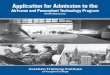Airframe and Powerplant Technology Program requiring a Form I-20/I-20AB in order to apply for an F-1 student visa must complete this application. ... Airframe and Powerplant Technology