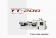 High-Speed Parallel Twin-Spindle CNC Lathe T… · High Speed 【 ... FANUC : 0i-TD, 0i-TD(2) Specifications ・Contents 0i-TD 【Controlled Axes ... Parity Check Control In/Out 