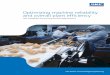 Optimizing machine reliability and overall plant efficiency … · Optimizing machine reliability and overall plant efficiency ... Every stage of your process can benefit from SKF