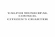 VALPOI MUNICIPAL COUNCIL CITIZEN’S CHARTERvalpoimunicipalcouncil.com/wp-content/uploads/2016/02… ·  · 2016-02-25B - Issuing reconstruction licenses / renovation licenses 