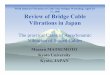 Wind Induced Vibration of Cable Stay Bridges Induced Vibration of Cable Stay Bridges Workshop, April 25-27, 2006 Review of Bridge Cable Vibrations in Japan The practical Cases of Aerodynamic
