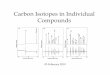 Carbon Isotopes in Individual Compounds - UC Santa Cruzpkoch/EART_229/10-0203 Isotopes in individual... · ... Balance between direct incorporation and de novo synthesis of non-essential