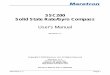 SSC200 Solid State Rate/Gyro Compass - Maretron · Solid State Rate/Gyro Compass User’s Manual ... 3.2 Installation-Offset Correction ... which can potentially cause errors in the