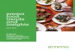 emma food trends and insights€¦ · emma food trends and insights PLATE UP! ... Health and wellbeing are ... location and demographic variables