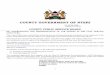 COUNTY GOVERNMENT OF NYERI · COUNTY GOVERNMENT OF NYERI ... The completed application form together with the Head of Department Recommendation, ... (ICPAK) and Registration of