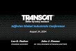 Jefferies Global Industrials Conference - Transcat - …lgstatic.transcat.com/media/pdf/20140814TRNSJefferies...Jefferies Global Industrials Conference August 14, 2014 Lee D. Rudow