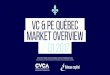 VC & PE QUÉBEC MARKET OVERVIEW // Q1 2017 - CVCA · VC & PE QUÉBEC MARKET OVERVIEW // Q1 2017 ... Notable exits included the $133M acquisition of Saint-Laurent based Accedian Networks