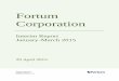 Fortum Corporationapps.fortum.fi/gallery/fortum_interim_report_q1_2015.pdf · Fortum Corporation . Interim Report . ... Folksam (17.5%) ... electricity distribution business was originally