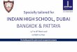 BANGKOK & PATTAYA - IHS & PATTAYA Specially tailored for 04 Nights 05 Days INDIAN HIGH SCHOOL, DUBAI 24th to 28th March 2018 The leading youth & student travel management company 