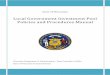 Local Government Investment Pool Policies and Procedures ... Form Policies and Procedures... · PDF file0 State of Wisconsin Local Government Investment Pool Policies and Procedures