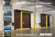 high-speed doors - Rytec Corporationauthorized.rytecdoors.com/Files/Files/1-rytec-high-speed-doors... · n high-speed rolling nesetauto r n up to 14’w x 12’h npplicationscar wash