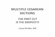 MULTIPLECESAREAN SECTIONS - AWHONNWA€¦ · BACKGROUND(• Nearly1/3ofdeliveriesareviacesarean secFon • In2011,thatwasabout1.3million procedures • Itisthe(mostcommonmajor(surgical