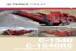C-1540RS brochure:Layout 1 - Raco Rappresentanze FINLAY/E_C... · - Middle grade transfer conveyor and chute (For re-circulating system)3 - Middle grade stockpiling conveyor - Separate