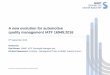 A new evolution for automotive quality management … · A new evolution for automotive quality management IATF 16949:2016 ... and replace the current ISO/TS16949, ... cooperation