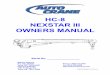 HC-8 NEXSTAR III OWNERS MANUAL - Auto Craneautocrane.us/wp-content/uploads/HC-8-NexStar-3-1215-A-479823011.pdf · HC-8 NEXSTAR III OWNERS MANUAL ... Failure to correctly plumb and