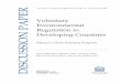 Voluntary Environmental Regulation in Developing Countries · Voluntary Environmental Regulation in Developing ... third-party environmental audit. ... best practices not covered