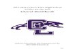 2017-2018 Cypress Lake High School Center for the Arts Choral …€¦ ·  · 2017-08-042017-2018 Cypress Lake High School Center for the Arts Choral Handbook Policies, ... Singers