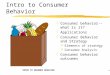 [PPT]Consumer Behavior and Marketing Strategy - Lars … to CB.ppt · Web viewIntro to Consumer Behavior Consumer behavior--what is it? Applications Consumer Behavior and Strategy