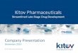 Kitov Pharmaceuticals - filecache.drivetheweb.comfilecache.drivetheweb.com/mr5ir_kitovpharma/85/download/Kitov...• Potential marketing advantage for a combination ... (naproxen/esomeprazole