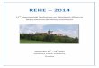 REHE – 2014rehe-2014.sav.sk/REHE-2014 Book of Abstracts.pdf · 11th International Conference on Relativistic Effects in ... Relativistic DFT studies of structural and physicochemical