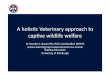A holisc Veterinary approach to capve wildlife welfare holisc Veterinary approach to capve wildlife welfare Dr Heather J. Bacon BSc BVSc CertZooMed MRCVS Jeanne Marchig