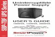 s Uninterruptible e i r Power Supply - Smart Power Systemssmartpowersystems.com/.../uploads/2015/03/SBP1000-2000-UsersGuide… · Uninterruptible Power Supply 1000VA, 1400VA, 2000VA