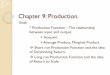 Chapter 9: Production. - Web.UVic.caweb.uvic.ca/~danvo/econ203/Slides/Chapter9.pdf · Chapter 9: Production. Goal: ... Exercise: A firm/s short ... Isoquant is the set of all input