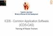 ICDS - Common Application Software (ICDS-CAS)icds-wcd.nic.in/nnm/Events/NationalWorkshop/CARE...ICDS-CAS AWW Mobile App ICDS-CAS LS Tablet App ICDS-CAS- DASHBOARD Web App Issue Tracker