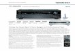 TX-SR608 7.2-Channel Home Cinema Receiver BLACK SILVER - Onkyo€¦ · TX-SR608 7.2-Channel Home Cinema Receiver N P R N o. 1 0 N 2 2 0 2 / 10 Due to a policy of continuous product