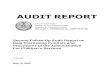 Second Follow-Up Audit Report on Data Processing Controls ... · Data Processing Controls and Procedures of the Administration for Children’s Services (Audit # ... ACS MIS will